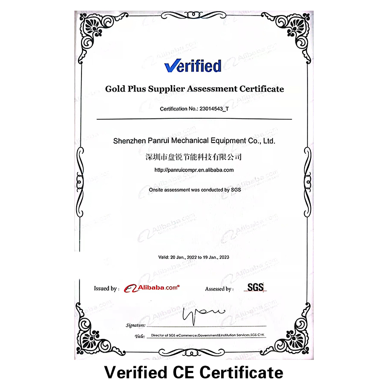 Verified CE Certificate
